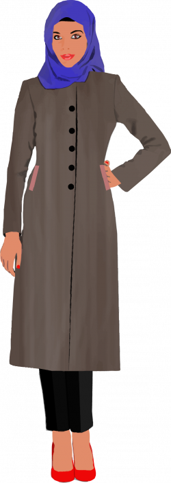Clipart - Muslim Woman Variation 2