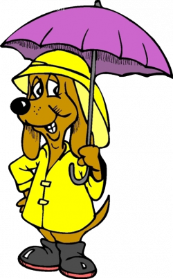 Raincoat Jacket Royalty-free Clip art - Purple umbrella name of dog ...