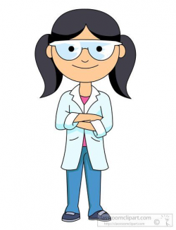 Science : girl-science-student-wearing-a-lab-coat-and ...