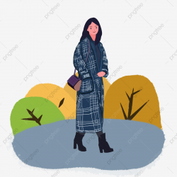 Plaid Coat Teenage Girl Coat Thick Clothes, Winter, Four ...