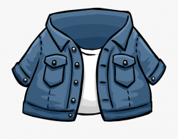 Uniform Clipart Jacket - Club Penguin Jean Jacket #85596 ...