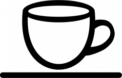 Coffee Shop Interface Symbol Of A Cup Svg Png Icon Free Download ...