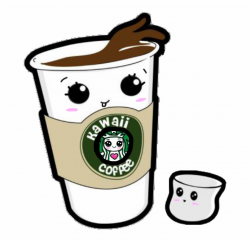 Drawing Coffee Cute - Kawaii Coffee Free PNG Images ...