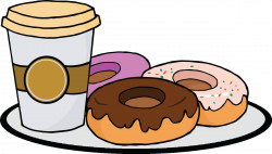28+ Collection of Coffee And Donuts Clipart | High quality, free ...