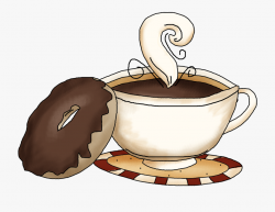 Coffee And Donut Clipart - Coffee And Donuts Quotes #68106 ...