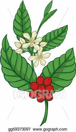 Vector Clipart - Coffee tree icon. Vector Illustration ...