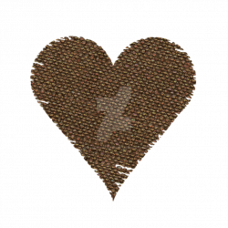 Burlap Heart Clipart by CinnamonCoffeeStudio on DeviantArt