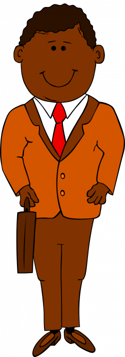 Clipart - Man in Suit who enjoys the coffee at Cotonou and ...
