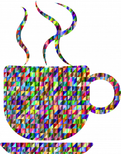 Clipart - Chromatic Triangular Coffee Cup