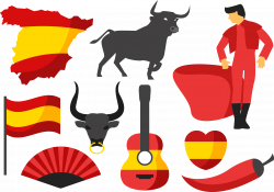Spain Cattle Bullfighting Clip art - Tools for bullfighting 5535 ...