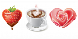 Valentine's Day Heart Clip art - Coffee fruit 1556*796 transprent ...