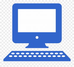 Black And White Download Computer Svg - Blue Computer Icon ...