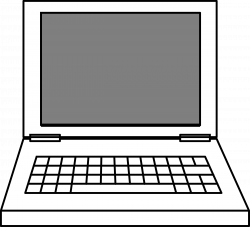 Computer Clipart Black And White | Free download best Computer ...