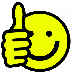 Smiley face clip art thumbs up free clipart images - WikiClipArt