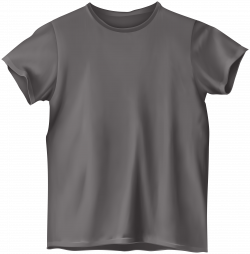 Grey T Shirt PNG Clip Art - Best WEB Clipart
