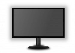 Clipart - LED Monitor - Grey screen