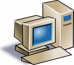 Public Domain Clip Art Image | Illustration of a computer | ID ...