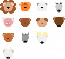 Minimalist Animal Face Icons PNG - Free PNG and Icons Downloads