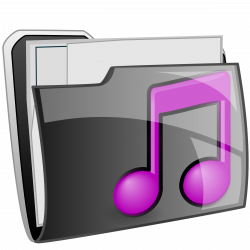 Clipart - music folder