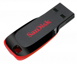 SanDisk USB Flash Pen Drive PNG Image - PurePNG | Free transparent ...