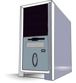 Pc tower clipart - Clipground