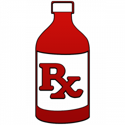 Rx liquid prescription bottle clipart image - ipharmd.net