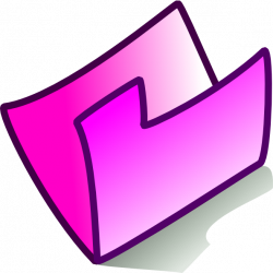 Pink Folder Clip Art at Clker.com - vector clip art online, royalty ...
