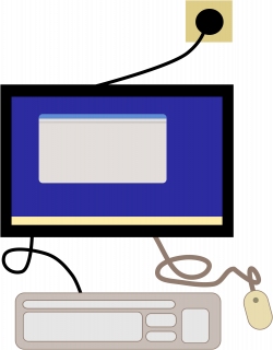 Clipart - Computer Terminal