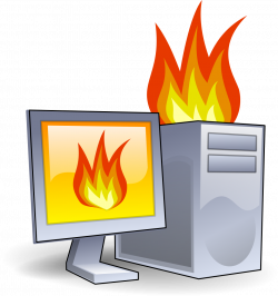File:Computer on fire.svg - Wikipedia