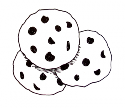 Cookies Clipart Black And White | Free download best Cookies ...