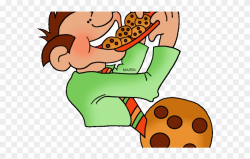Biscuit Clipart Eaten Cookie - Eat A Biscuit Clipart - Png ...