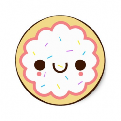 Sugar Cookie Clip Art | kawaii cute frosted sugar cookie ...
