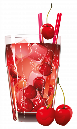 Glass of Cherry Juice PNG Clipart | Gallery Yopriceville - High ...