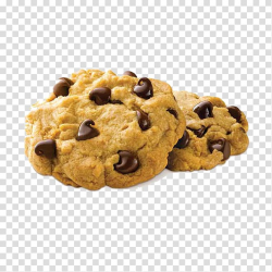 Two brown chips, Chocolate chip cookie Cookie dough ...