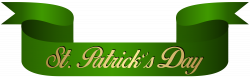 St Patrick's Day Banner Clip Art Image | Gallery Yopriceville ...