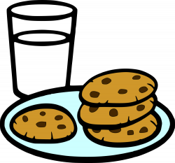 OnlineLabels Clip Art - Cookies And Milk