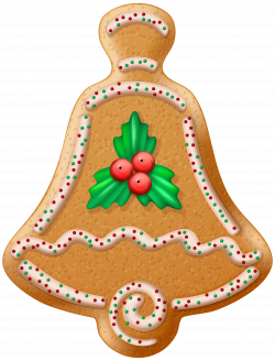 Christmas Cookie Bell Transparent PNG Clip Art Image | Gallery ...