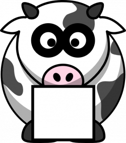 Cow With Box Clip Art at Clker.com - vector clip art online, royalty ...