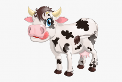 Cow - Milk Cow Animated , Transparent Cartoon, Free Cliparts ...