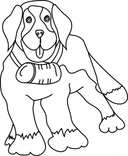Dog Outline Drawing at GetDrawings.com | Free for personal use Dog ...
