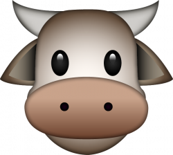 Download Cow Emoji Image in PNG | Emoji Island