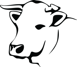 Unique Free Clipart Of Black And White Cow File - Vector Art Library