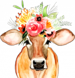 cow flowercrown credittorightartist...