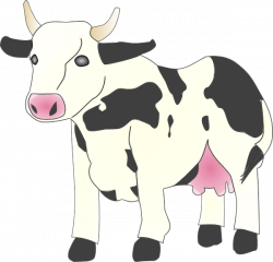 Cow 8 Clip Art at Clker.com - vector clip art online, royalty free ...