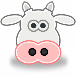 Clipart - Tango Style Cow Head