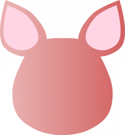 Totetude Blank Pig Face Clip Art at Clker.com - vector clip art ...