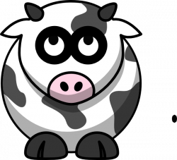Cow Looking Up Clip Art at Clker.com - vector clip art online ...