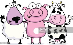 Cow Pig Sheep Friends premium clipart - ClipartLogo.com