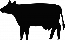 Clipart - Cow Silhouette