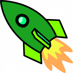 Green Rocket Clip Art at Clker.com - vector clip art online, royalty ...